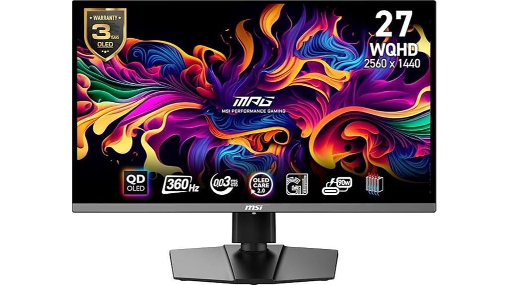 27 inch gaming oled monitor