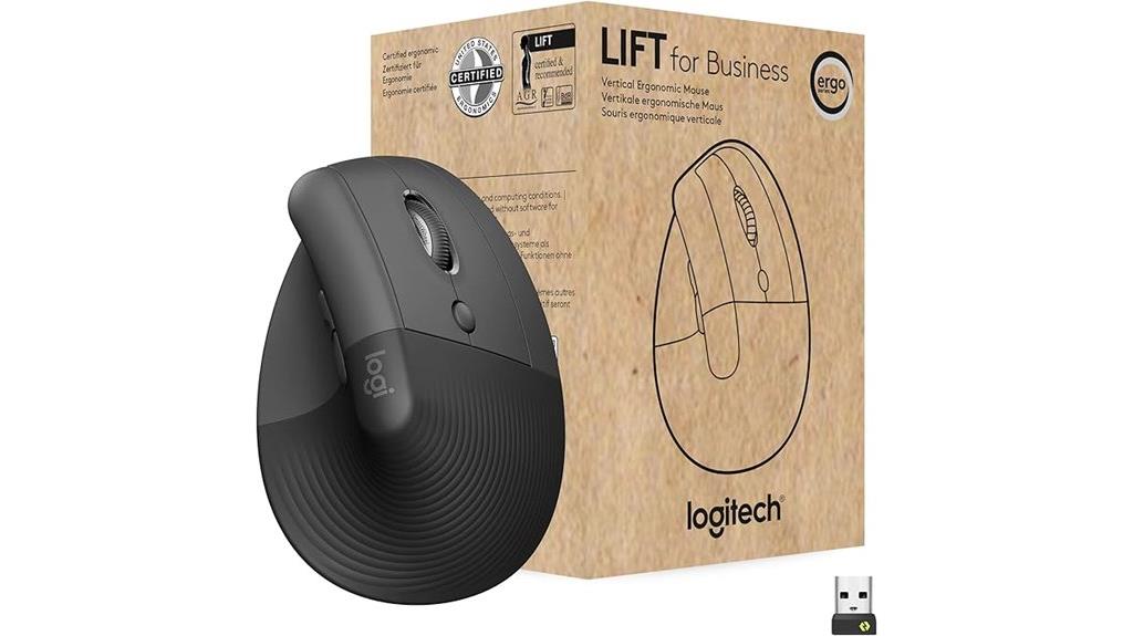 ergonomic vertical business mouse