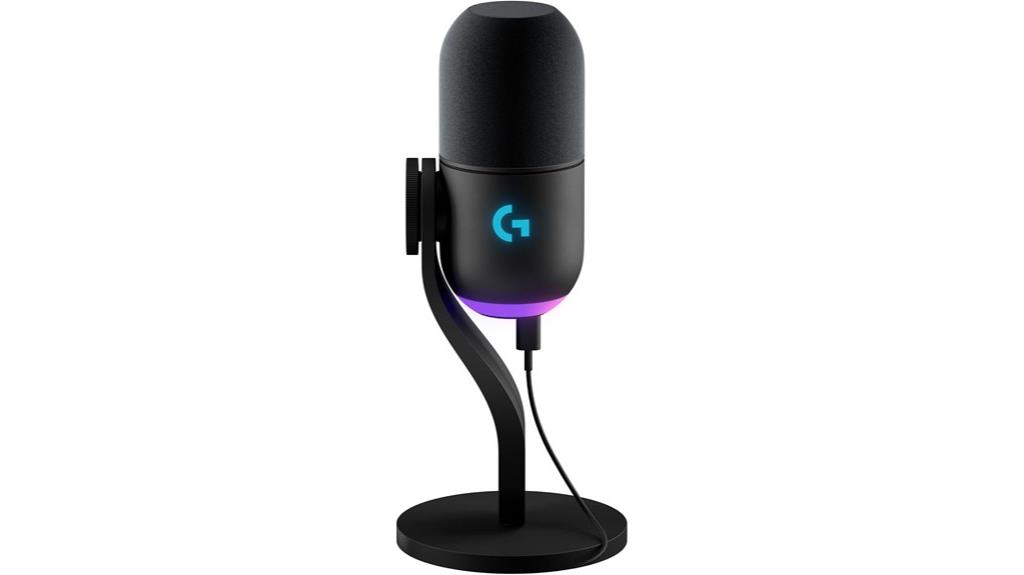 dynamic rgb gaming microphone