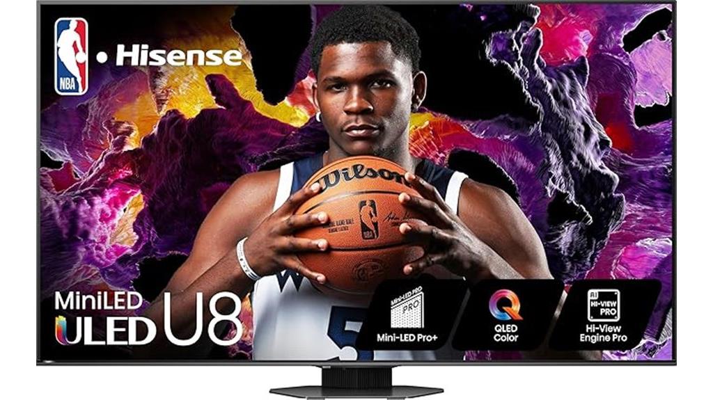 large 4k mini led tv