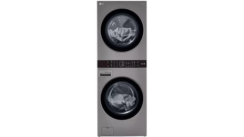 compact laundry appliance combination