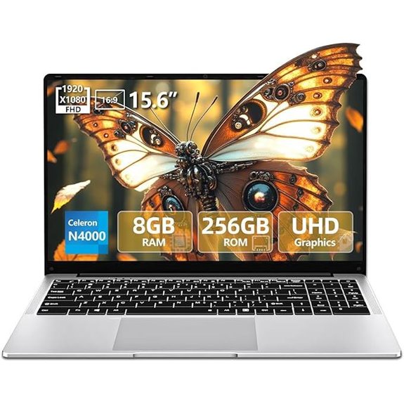 15.6 Laptop with Celeron N4000 8GB RAM 256GB SSD