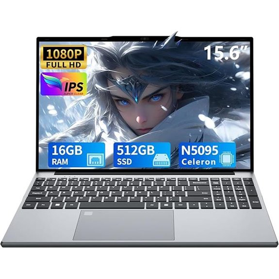 15.6 Gaming Laptop 16GB 512GB FHD