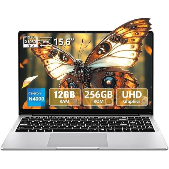 15.6 Laptop with 12GB RAM 256GB SSD