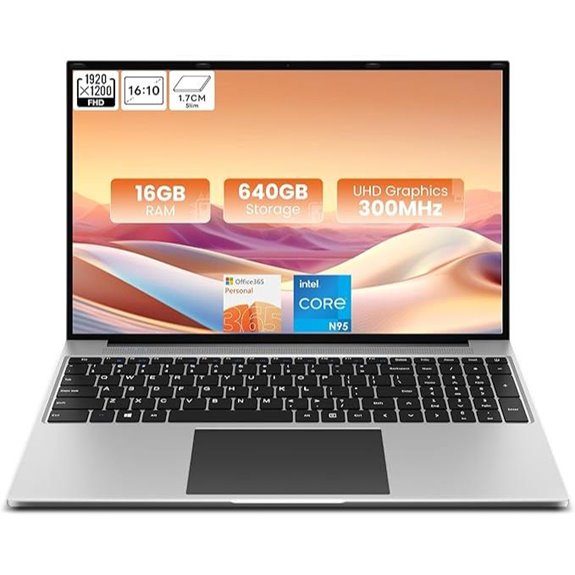 Jumper 16 Laptop 16GB RAM 640GB Storage
