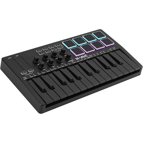 M-VAVE 25-Key USB MIDI Keyboard (Black)