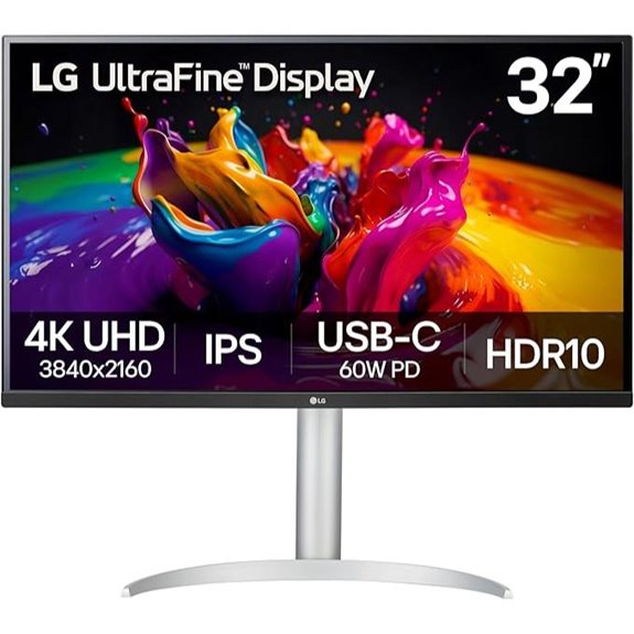 LG 32-inch 4K UHD IPS Monitor (32UP83AK-W)