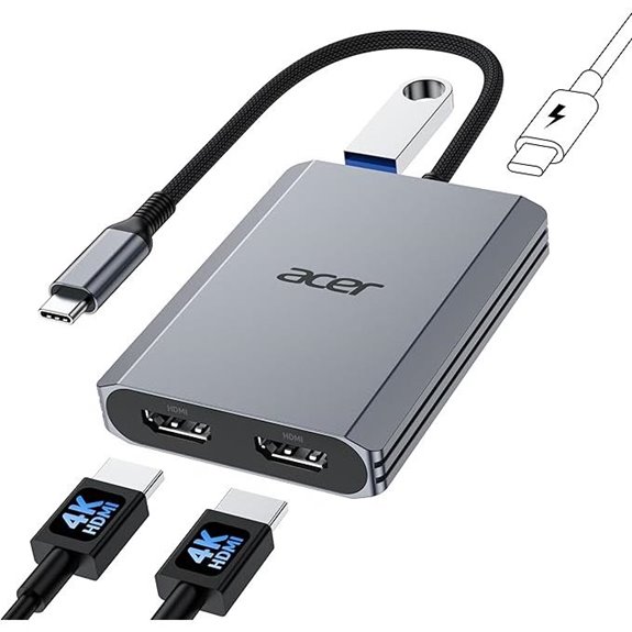 Acer USB-C to Dual HDMI Adapter 4K