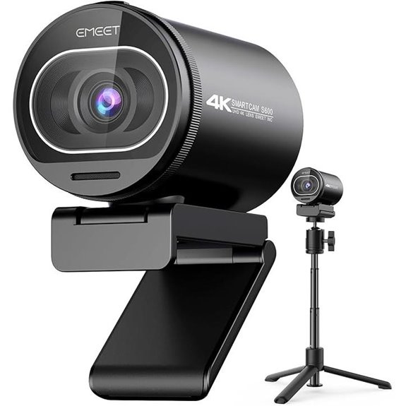 EMEET S600 4K Webcam with Tripod