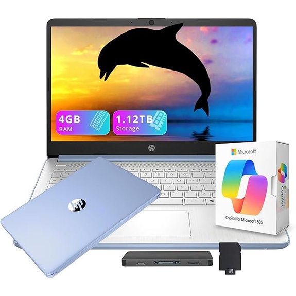 HP Flagship 14 HD Laptop with AI Copilot