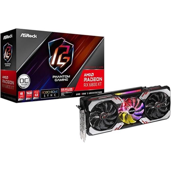 ASRock RX 6800 XT PG D 16G OC AMD Radeon RX6800XT Graphics Board 16GB