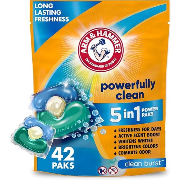 Arm & Hammer Clean Burst Laundry Detergent (42 Count)