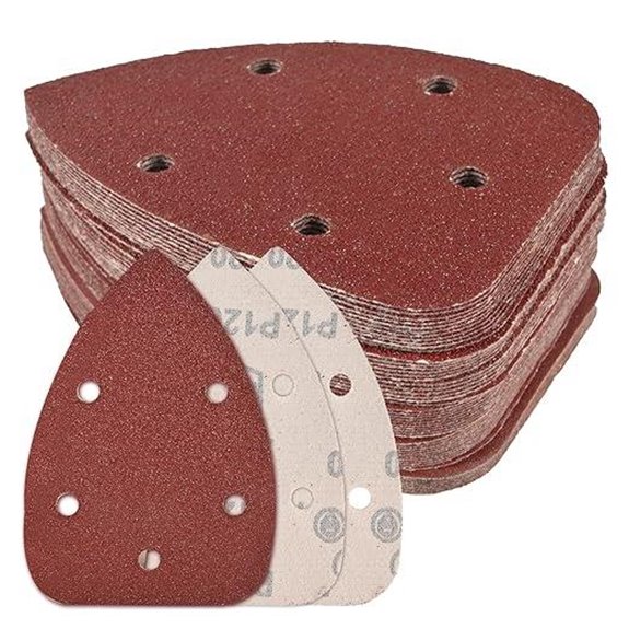 55Pcs Mouse Sander Sandpaper Assorted Grits