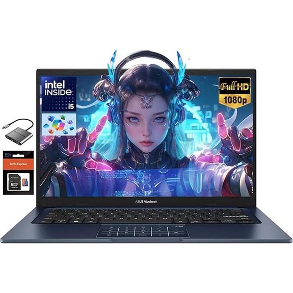 ASUS Vivobook 14 Laptop with i3 16GB 512GB