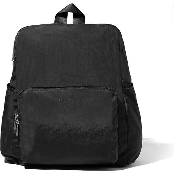 Baggallini Women's Carryall Packable Backpack Black