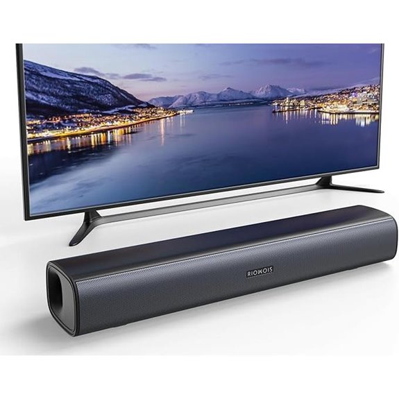 Sound Bar with Bass Reflector for TV