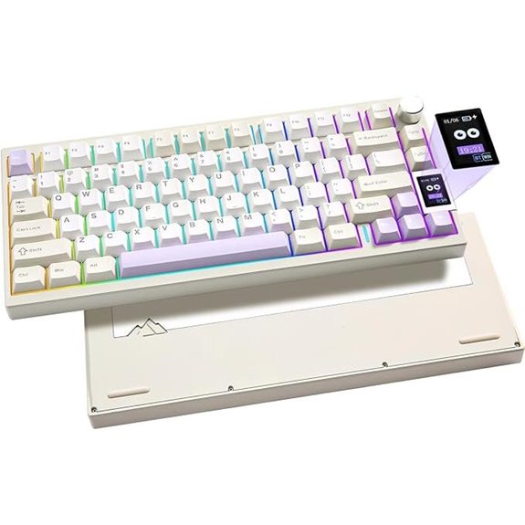 YUNZII AL80 Wireless Mechanical Keyboard (Beige)