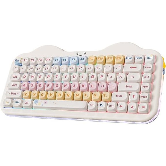 YUNZII C75 Wireless Mechanical Keyboard (Beige)