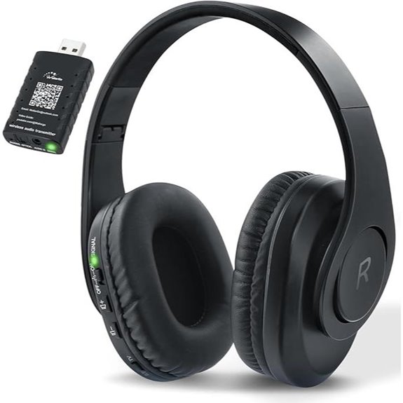 WallarGe Wireless Headphones for TV with Bluetooth