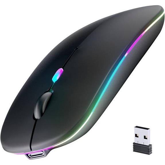 Wireless Bluetooth Mouse for Laptops and Apple Devices