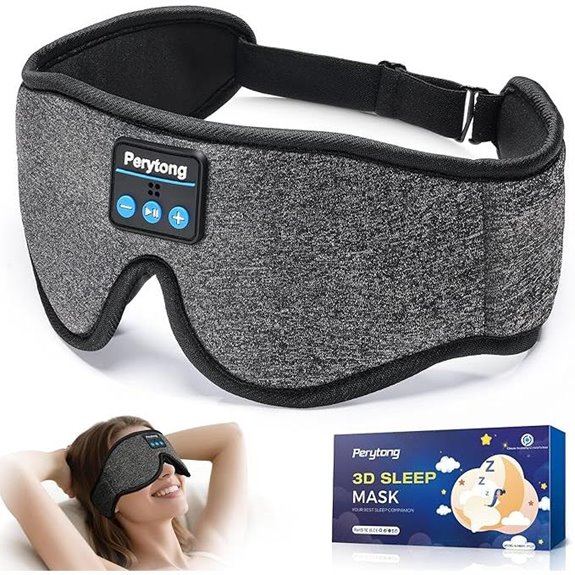 Sleep Mask with Bluetooth 5.4 Headphones