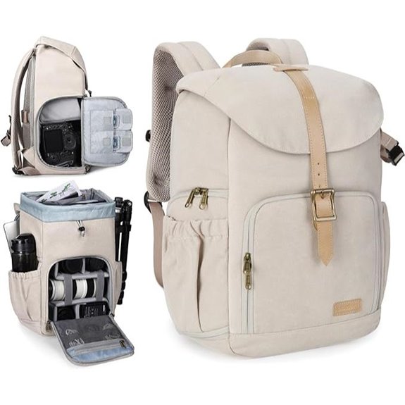 BAGSMART Camera Backpack with Laptop Compartment