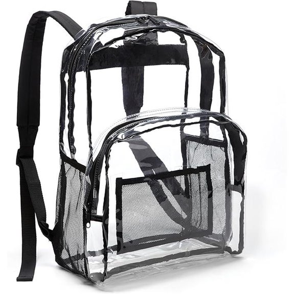 Amazon Basics Transparent School Backpack