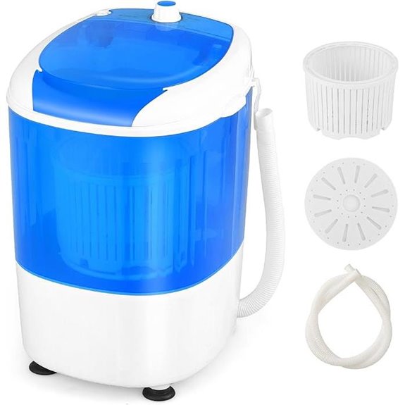 COSTWAY Portable Mini Washing Machine with Spin Dryer
