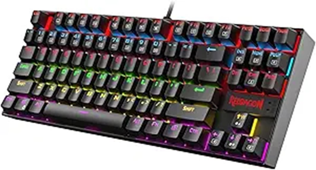 Redragon K552 Mechanical Gaming Keyboard (87-Key Black)