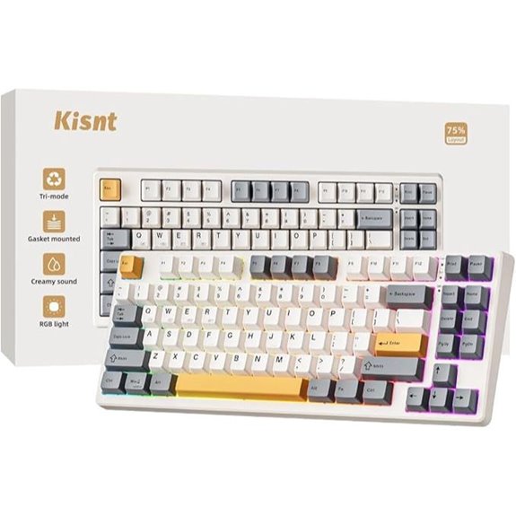 Kisnt KN85 Wireless Gaming Keyboard (75% RGB)