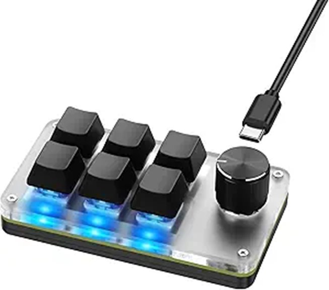 SinLoon Mini 6-Key RGB Gaming Keyboard