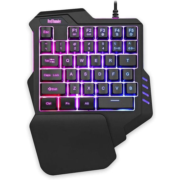RedThunder One-Handed Gaming Keyboard RGB 35-Key