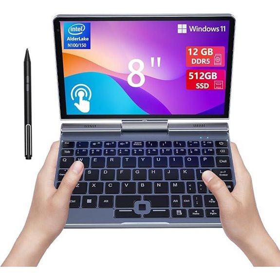 KOOFORWAY 8 Mini Laptop Windows 11 Pro