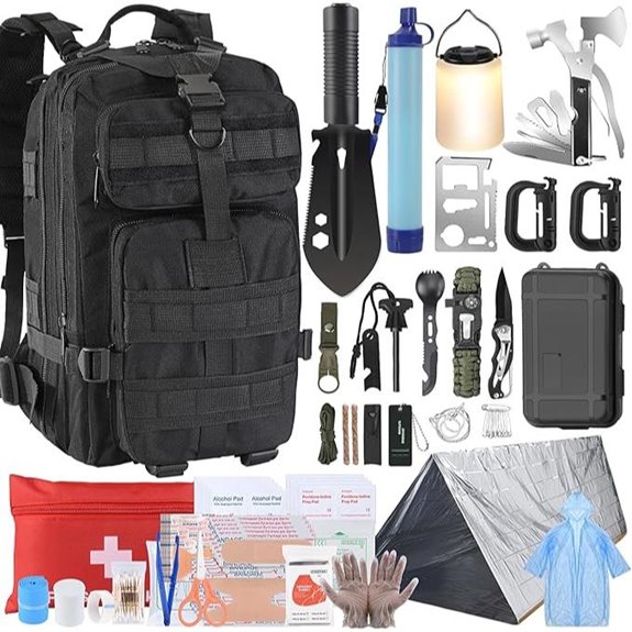Survival Kit 258-Piece with Backpack