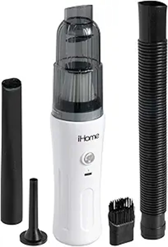 iHome HandVac CV15 Cordless Hand Vacuum and Accessory Kit