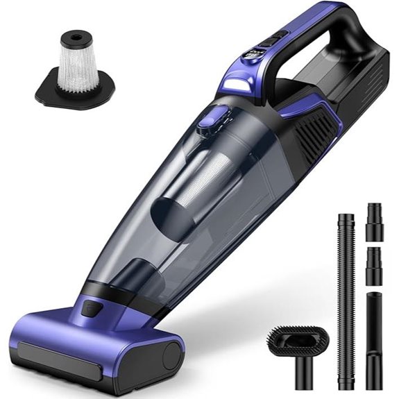Pet Hair Handheld Vacuum Cordless (Purple)