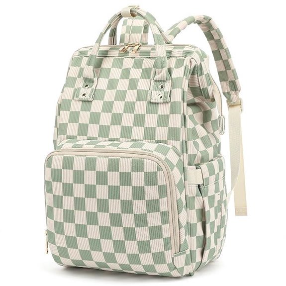 Dezcrab Baby Diaper Bag Backpack (Corduroy Green)