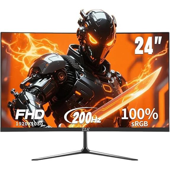 ZZA 24 FHD 200Hz Curved Gaming Monitor