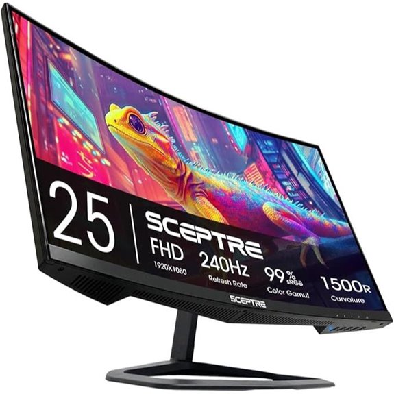 Sceptre 24.5 240Hz Curved Gaming Monitor
