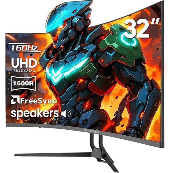 CRUA 32 Curved 4K Gaming Monitor