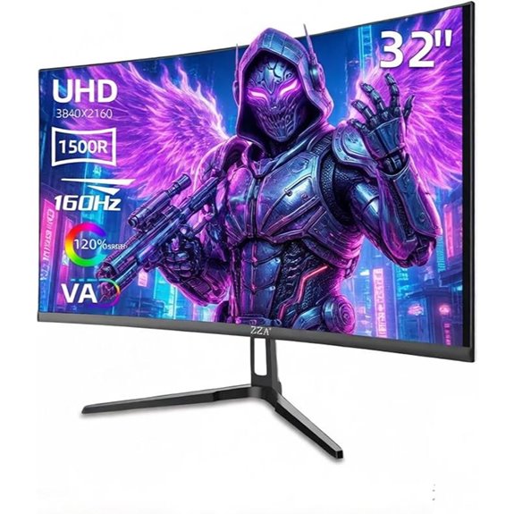 ZZA 32 Curved 4K Gaming Monitor