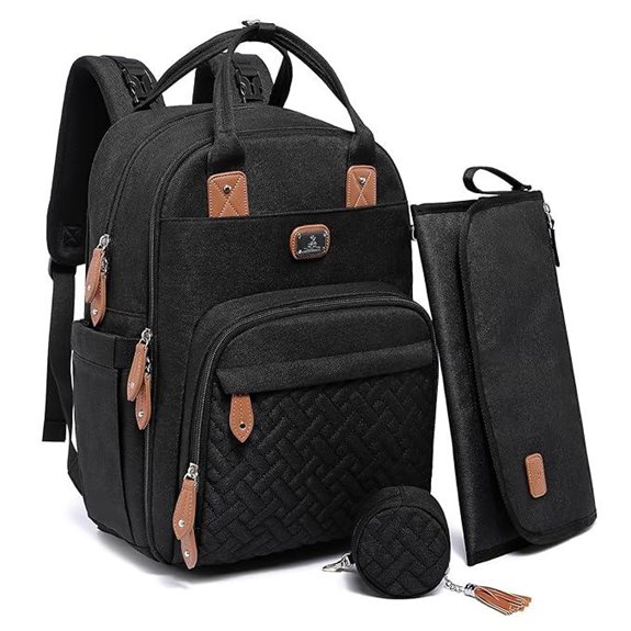Dikaslon Diaper Bag Backpack with Changing Pad