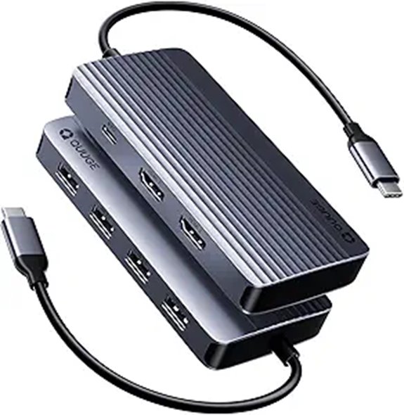 QUUGE Dual HDMI USB-C Docking Station