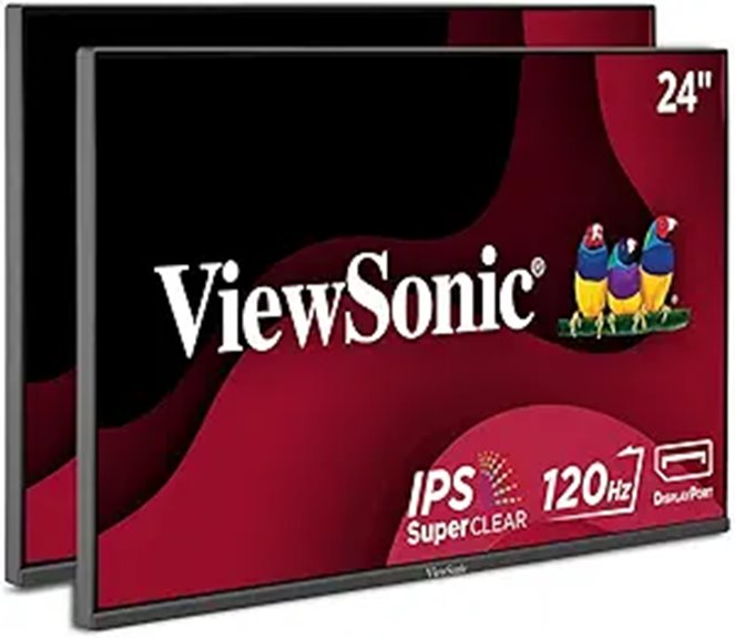 ViewSonic VA2456A-MHD Dual Monitor Pack