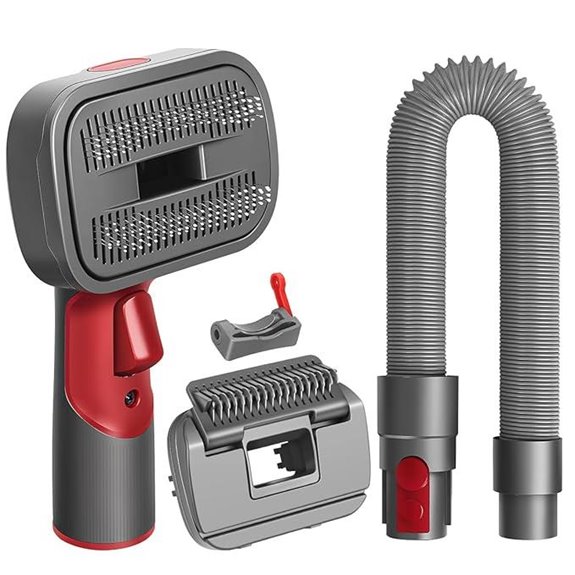 FUNTECK 2-in-1 Dog Hair Vacuum Brush