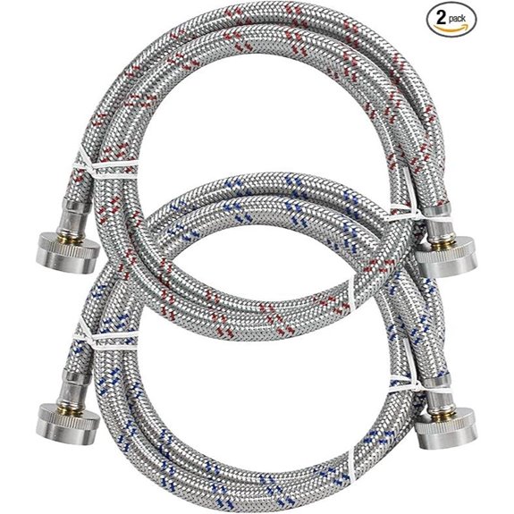 Jmlwlzx Stainless Steel Washer Hoses (2-Pack)