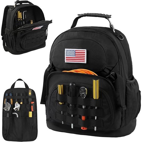 Tool Backpack Heavy Duty with Organizer