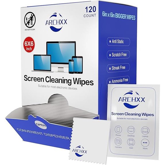 ARCHXX Screen Wipes for Electronics (120 Count)