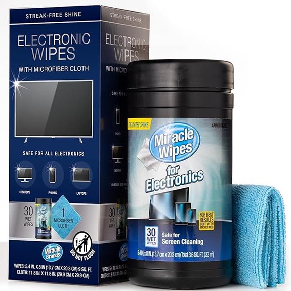 MiracleWipes for Electronics (30 Count)