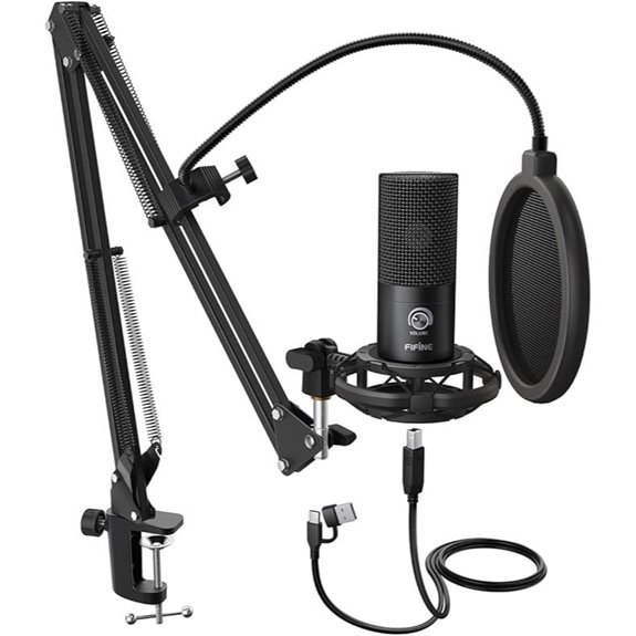 FIFINE Studio USB Microphone Kit (T669)
